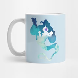 Aladdin Watercolor Genie Mug